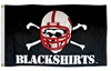 Blackshirts Appliqued Flag Nebraska Cornhuskers, Blackshirts Appliqued Flag, 3 x 5, grommets