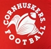 Cornhuskers Football Cornstalk Tee - Red - AT-E4091