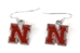 Fishhook Dangle Nebraska Earrings - DU-74141
