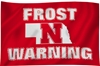 Frost Warning Flag  Nebraska Cornhuskers, Nebraska  Flags & Windsocks, Huskers  Flags & Windsocks, Nebraska Frost Warning Flag 3x5, Huskers Frost Warning Flag 3x5