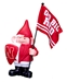 Go Big Red Flag Bearer Gnome - PY-D3001