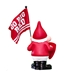 Go Big Red Flag Bearer Gnome - PY-D3001