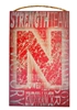 Husker Heritage Word-Collage Wooden Wall Sign Nebraska Cornhuskers, N Huskers Husker Heritage Word-Collage Wooden Wall Sign