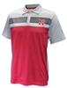 Huskers Iron N Caddie Polo Nebraska Cornhuskers, Nebraska  Mens Polos, Huskers  Mens Polos, Nebraska Red And Heather Grey Iron N Caddie Polo Colosseum, Huskers Red And Heather Grey Iron N Caddie Polo Colosseum