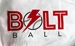 Huskers Lightening Bolt Ball Tee - White - AT-E4596
