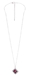 Huskers Rhombus Earring Necklace Set - DU-B4159