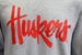 Huskers Script Crewneck - Grey - AS-Y1005