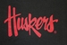 Huskers Script Long Sleeve Tee - Black - AT-94277