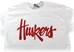 Huskers Script Tee - White - AT-94271