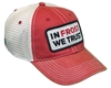 In Frost We Trust Trucker - Red Nebraska Cornhuskers, Nebraska  Mens Hats, Huskers  Mens Hats, Nebraska  Mens Hats, Huskers  Mens Hats, Nebraska In Frost We Trust Trucker - Red, Huskers In Frost We Trust Trucker - Red