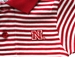 Infant Boys Nebraska Striped Polo Onesie - CH-F5454