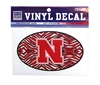 Iron N Zebra Decal Nebraska Cornhuskers, Nebraska Stickers Decals & Magnets, Huskers Stickers Decals & Magnets, Nebraska Iron N Zebra Decal, Huskers Iron N Zebra Decal
