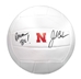 John Cook Autographed Huskers Regulation Volleyball - JH-D2000