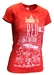 Ladies Red Kingdom Volleyball Tee - AT-F7242