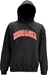 Nebraska Arch Hooded Sweatshirt - Black - AS-Y1012