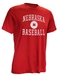 Nebraska Baseball Laces Tee - AT-E4089