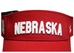 Nebraska Bleachers Red Cotton Visor Zephyr - HT-F3072