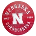 Nebraska Cornhuskers Round Wall Sign - FP-B2015