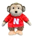 Nebraska Cuddle Buddy Hoodie Monkey - CH-F5482