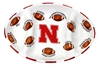 Nebraska Football Platter Nebraska Cornhuskers, Nebraska  Kitchen & Glassware, Huskers  Kitchen & Glassware, Nebraska Nebraska Football Platter, Huskers Nebraska Football Platter