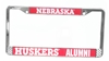 Nebraska Huskers Alumni License Plate Frame Nebraska Cornhuskers, Nebraska Vehicle, Huskers Vehicle, Nebraska Nebraska Huskers Alumni License Plate Frame, Huskers Nebraska Huskers Alumni License Plate Frame