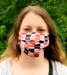 Nebraska Huskers Checkerboard Mask - DU-D8016