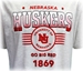Nebraska Huskers Go Big Red Vintage Wash Jersey Tee - AT-F7176