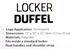 Nebraska Huskers Locker Duffel - DU-A4201
