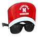 Nebraska Huskers Slugger Hat Sunglasses - DU-C1030