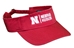 Nebraska Huskers Tennis Visor - Red - HT-D7052