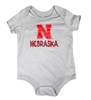 Nebraska Infant Onesie Nebraska Cornhuskers, Nebraska  Infant, Huskers  Infant, Nebraska Nebraska Infant Onesie - White, Huskers Nebraska Infant Onesie - White