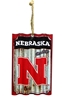 Nebraska Metal Corrugated Ornament Nebraska Cornhuskers, Nebraska  Holiday Items, Huskers  Holiday Items, Nebraska Nebraska Metal Corrugate Ornament, Huskers Nebraska Metal Corrugate Ornament