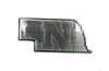 Nebraska N Metal Car Emblem Nebraska Cornhuskers, Nebraska Vehicle, Huskers Vehicle, Nebraska Nebraska N Metal Car Emblem, Huskers Nebraska N Metal Car Emblem