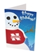 Nebraska Snowman Christmas Card - OD-92030