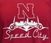 Nebraska Speed City Tee - Red - AT-D5906