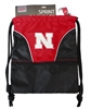 Nebraska Sprint Drawstring Backpack Nebraska Cornhuskers, Nebraska  Bags Purses & Wallets, Huskers  Bags Purses & Wallets, Nebraska Red Sprint Drawstring Backpack Logo, Huskers Red Sprint Drawstring Backpack Logo