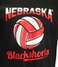 Nebraska Volleyball BLACKSHORTS Tee - AT-F7254
