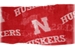 Red Sheer Infinity Scarf with N Huskers - DU-84111