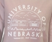 Womens Dusty Pink University Of Nebraska Scenic Heavyweight Crew - AS-E3064