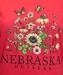 Womens Floral University Of Nebraska Josie Tee - AT-G1611