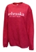 Womens Go Big Red Corded Comfy Crew - AS-B5115