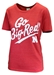 Womens Go Big Red Hustle Tee - AT-F7185