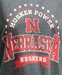 Womens Husker Power Vintage Poncho Top - AT-G1361