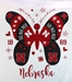 Womens Huskers Butterfly Jersey Tee - AT-G1340
