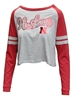 Womens Huskers Rise N Shine Crop LS Nebraska Cornhuskers, Nebraska  Ladies Tops, Huskers  Ladies Tops, Nebraska  Ladies, Huskers  Ladies, Nebraska  Long Sleeve, Huskers  Long Sleeve, Nebraska  Ladies T-Shirts, Huskers  Ladies T-Shirts, Nebraska Womens Grey And Red Huskers Im Gliding Here LS Tee Colosseum, Huskers Womens Grey And Red Huskers Im Gliding Here LS Tee Colosseum
