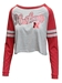 Womens Huskers Rise N Shine Crop LS - AT-G1305
