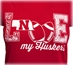 Womens Love My Huskers Tee - AT-C5061