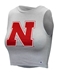 Womens Nebraska Cornhuskers Super Fan Crop Top - AT-D1087