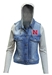 Womens Nebraska Denim Hoodie Jacket - AW-C2056