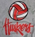Youth Huskers Nebraska Volleyball Tee - YT-Y6652